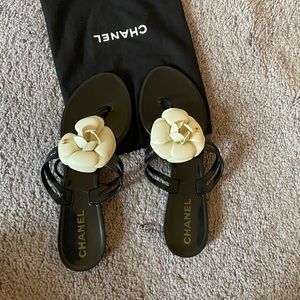 Chanel Camelia Slides